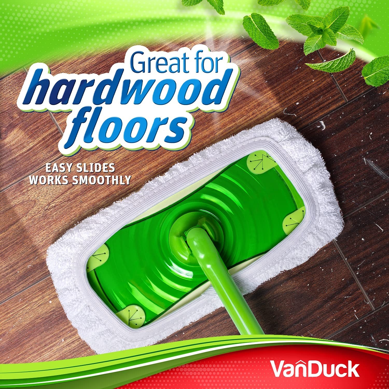 Reusable 100% Cotton Mop Pads for Swiffer Sweeper – 4-Pack, Machine Washable Ter