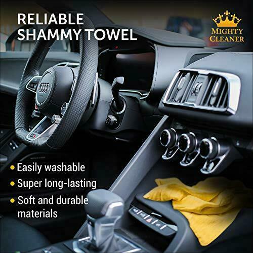 Premium Сar Shammy Towel – 26″ x 17″ – Super Absorbent Chamois Cloth for Car –