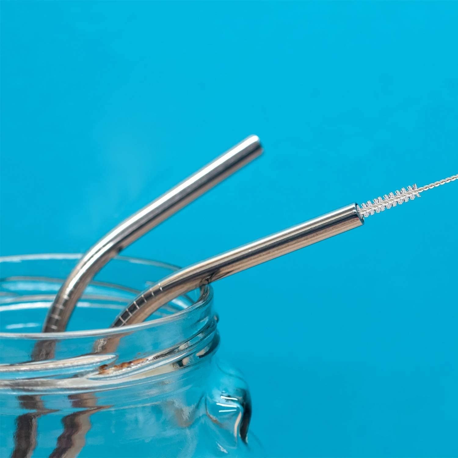 2 Pack 60 Inch Long Flexible Tube Cleaning Brush, Stainless Steel and Nylon