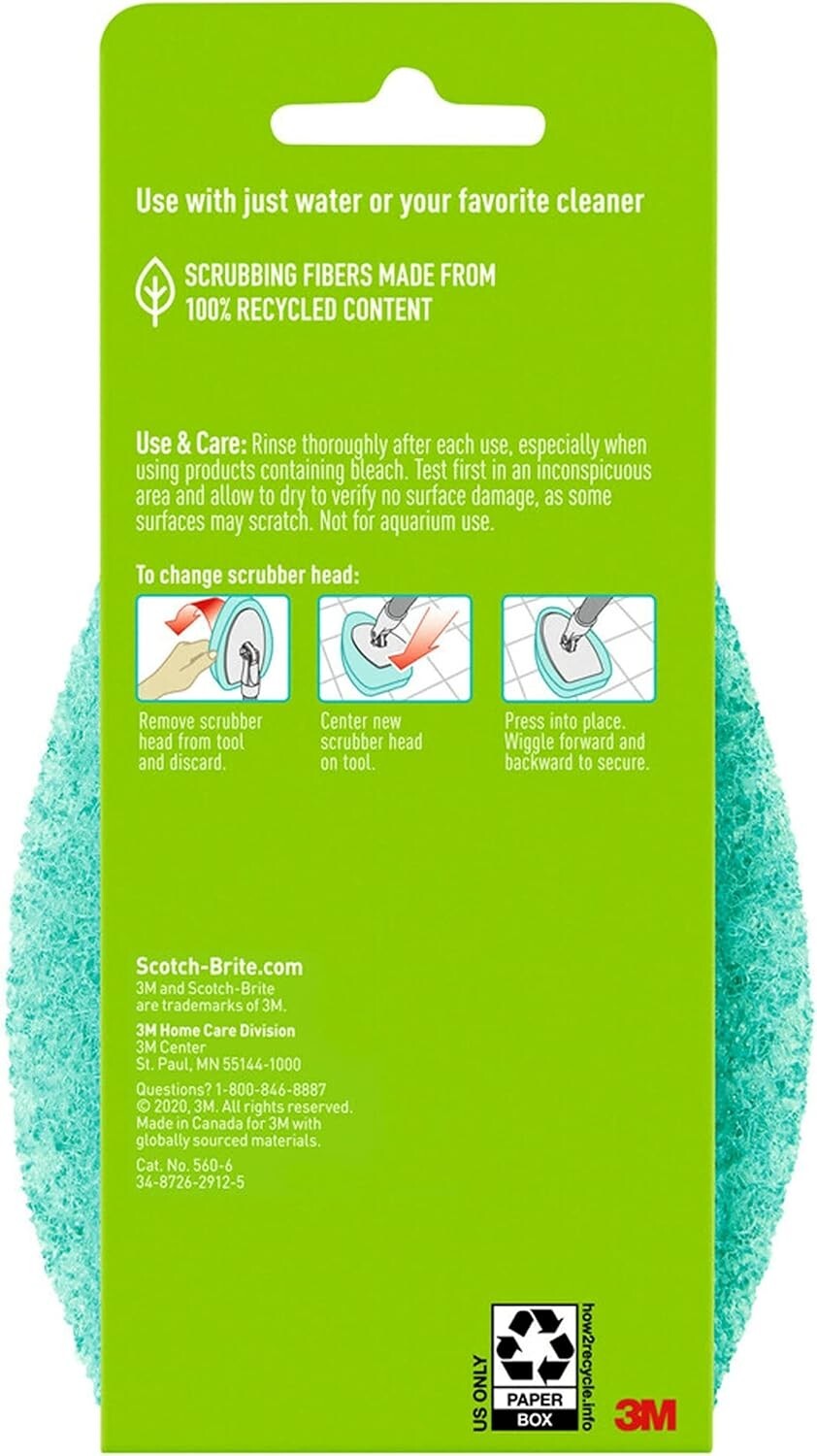 Scotch-Brites Non-Scratch Tub and Tile Scrubber Kit (1 Scrubber 3 Refills)