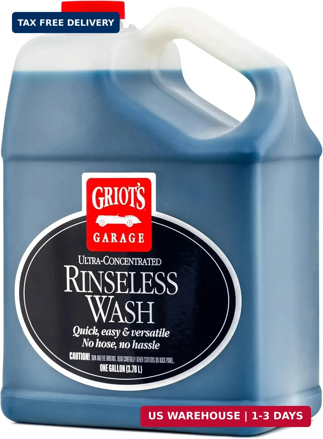 Griot’s Garage Rinseless Wash for Car Cleaning and Detailing, No-Rinse Vehicle W