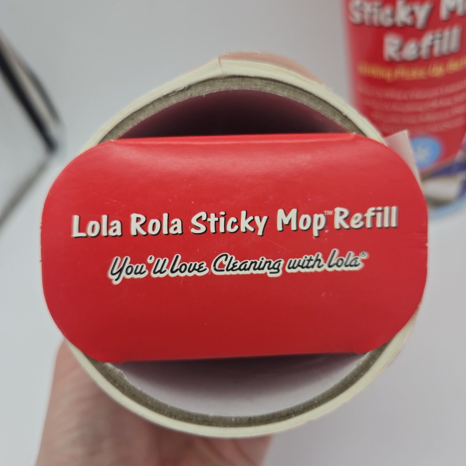 4 Lola Rola Sticky Mop Refills Pet Hair Roller 30 Sheets Each Roll