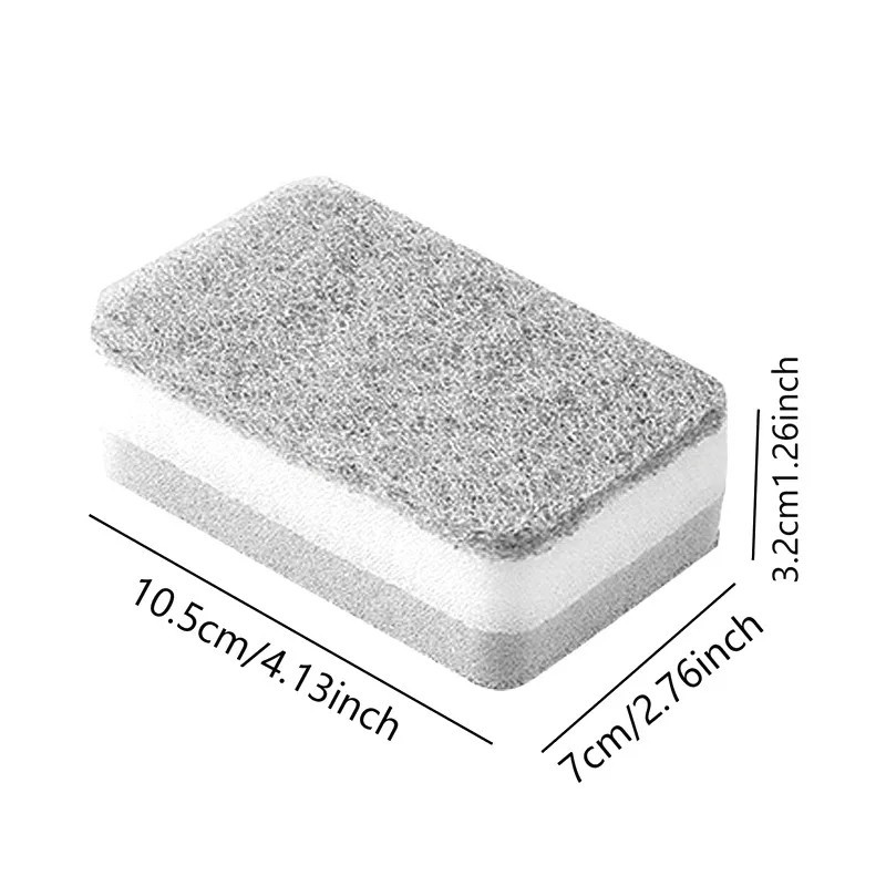 5/10/20/30pcs 3-Layer Dishwashing Sponge Scouring Pads Kitchen Cleaning Set