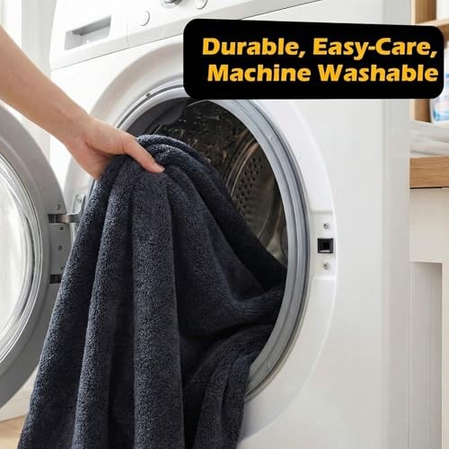 4 Pack 35 x 24 Inch Car Drying Towels 1200 GSM Microfiber Towel for Cars,
