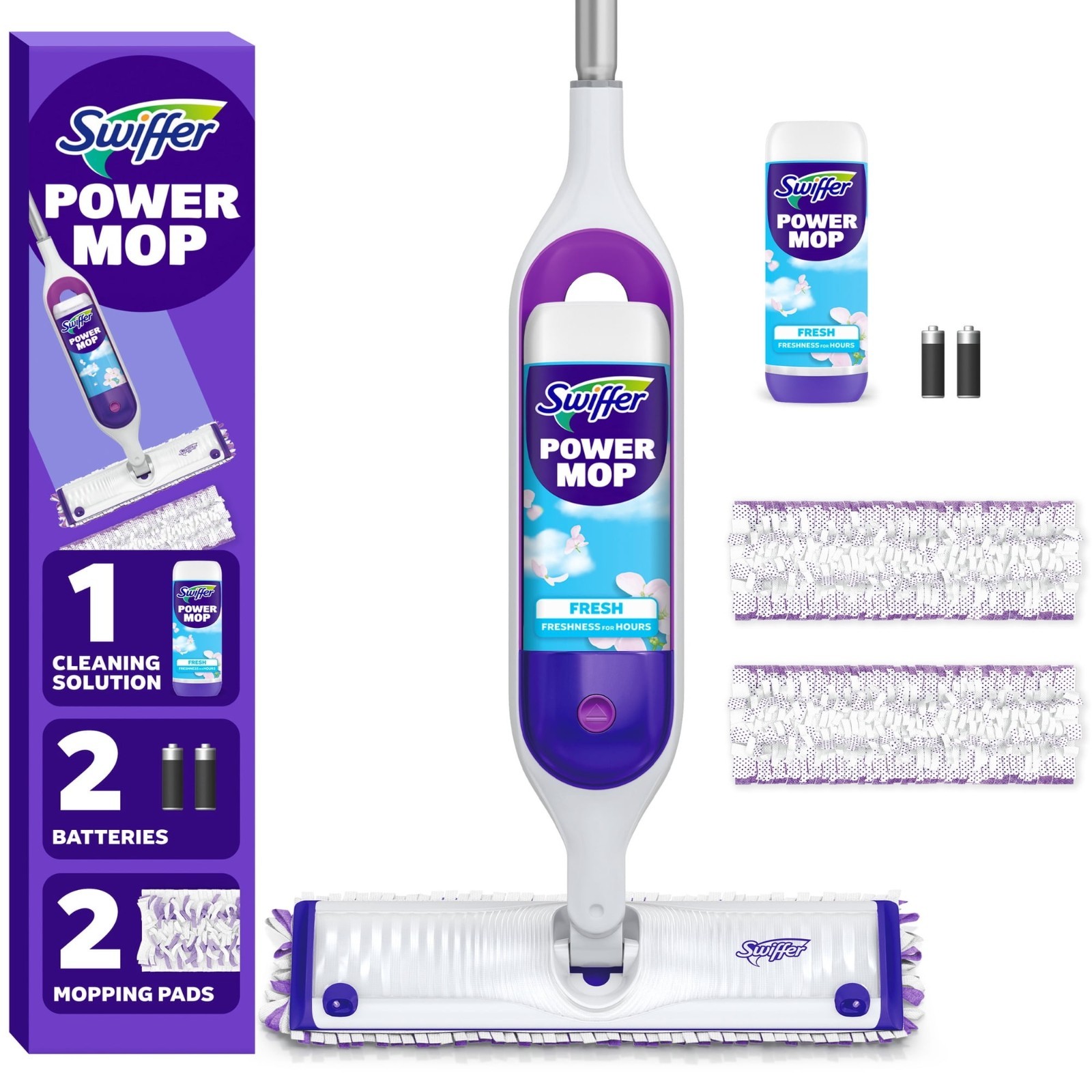Swiffer PowerMop Floor Cleaning Kit Tile Vinyl Laminate Wood FREESHIP