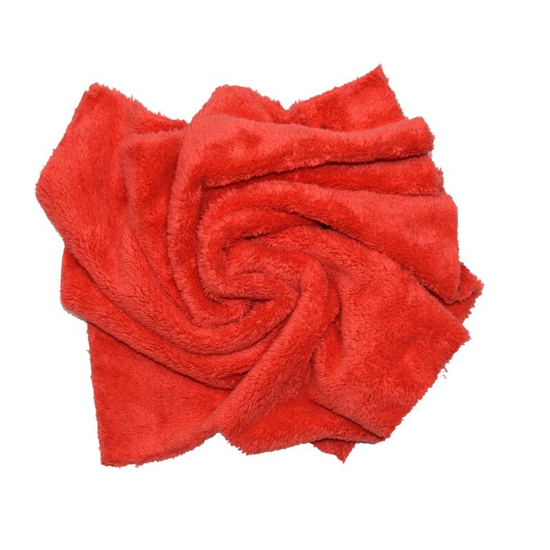 450 GSM Premium Plush Microfiber Towel Professional car Wash Drying Cleaning Red