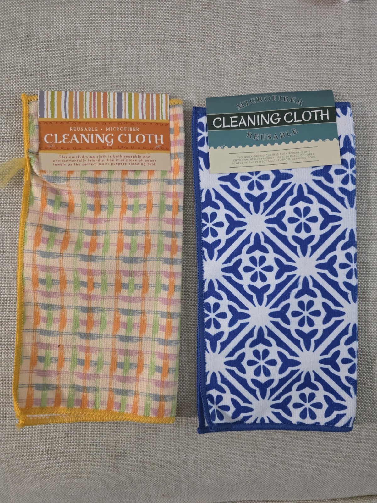 St. Joseph’s Indian School Microfiber Cleaning Cloth Multicolor Blue Reusable 2…