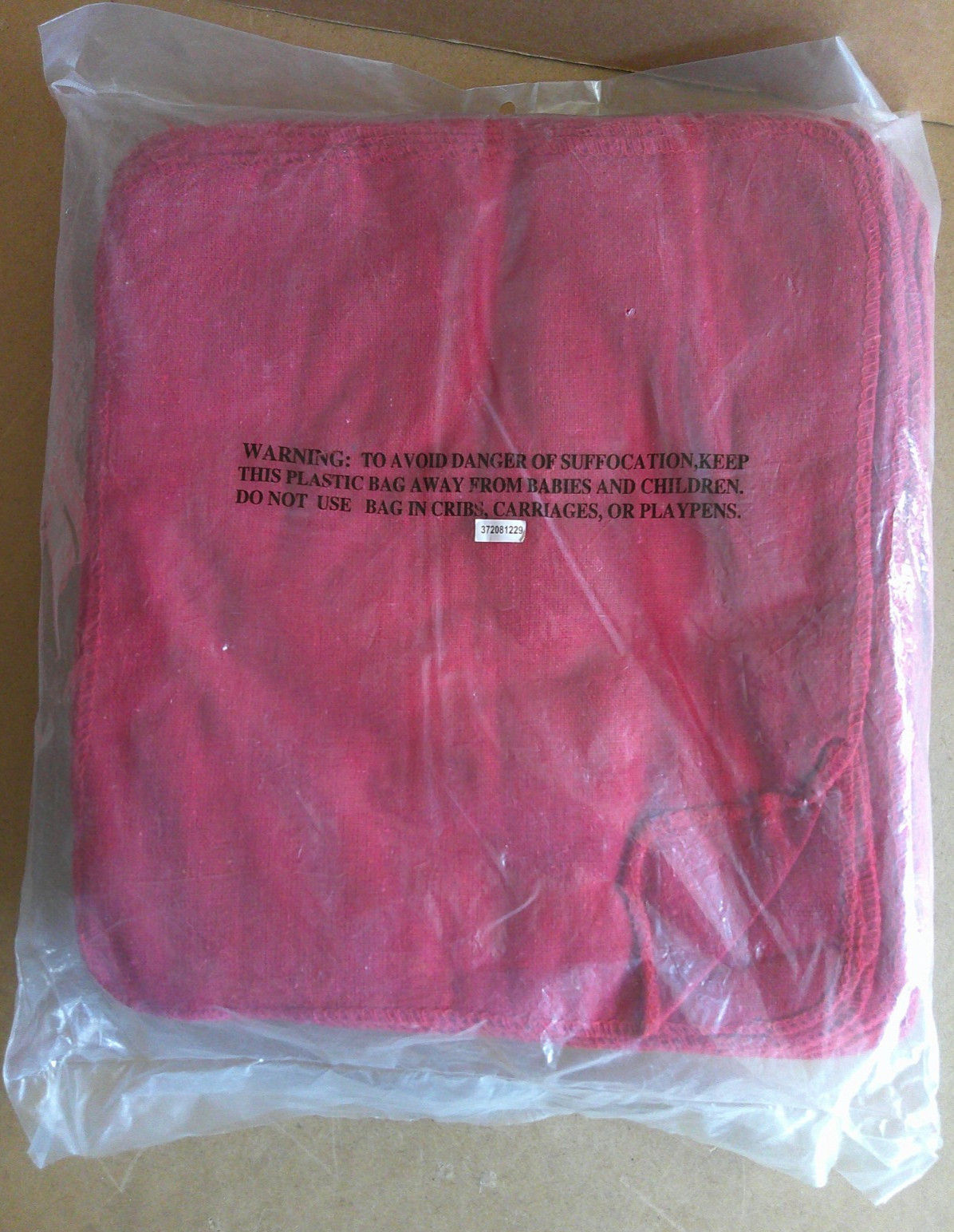 14 in. x 13 in. Mechanics Shop Towels Red 50 Pack NEW