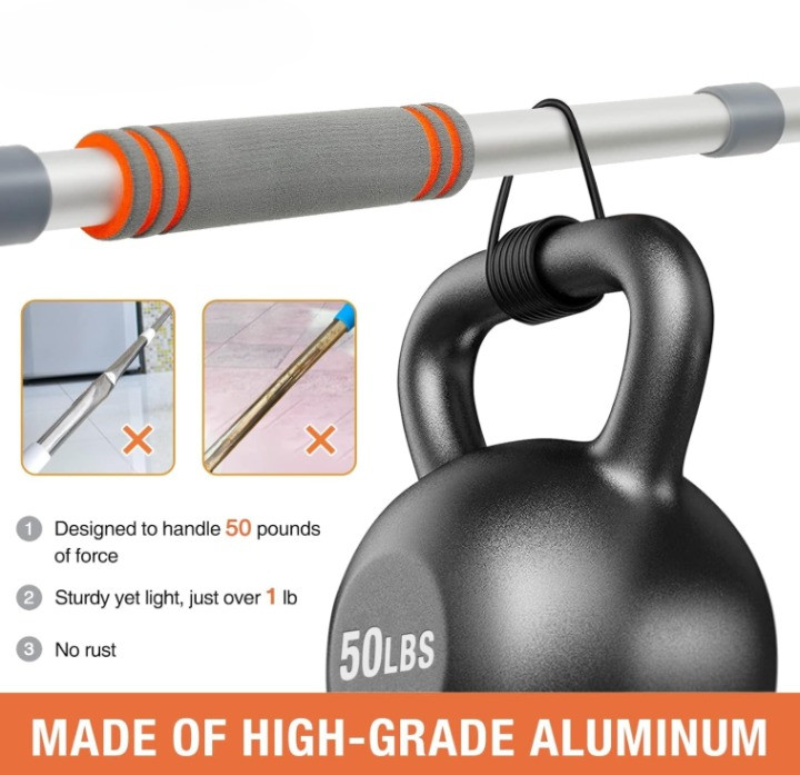 Limpiacristales 89” 2 en 1 giratorio con mango extensible y cabeza flexible