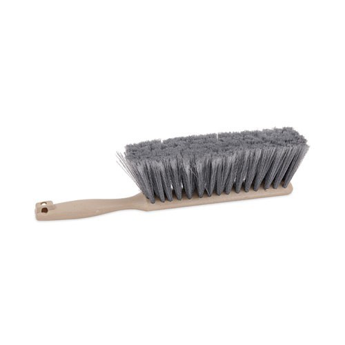 Boardwalk Counter Brush 4.5″, Gray Flagged Bristles, 3.5″ Tan Plastic Handle