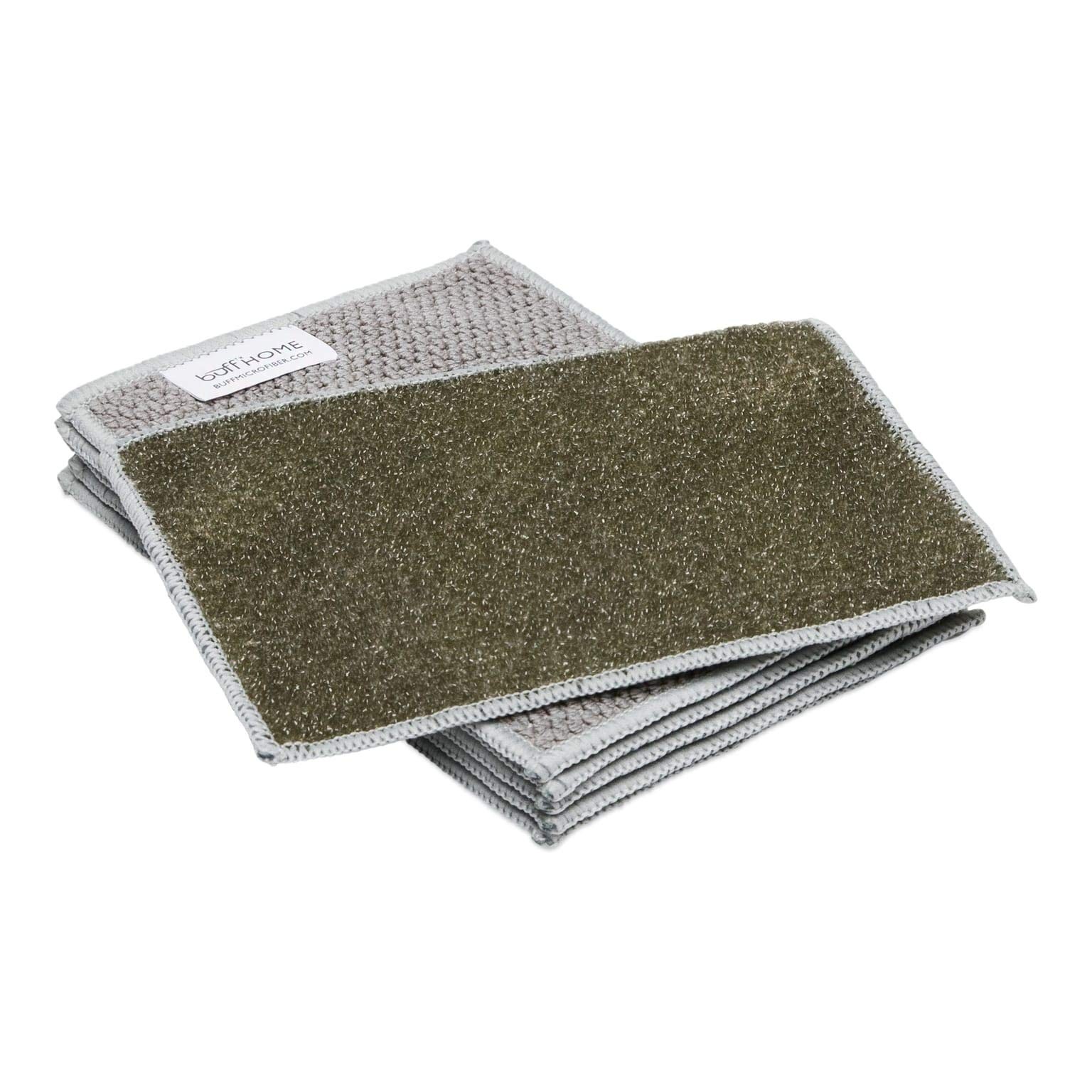 Microfiber Dish Cloths | Scrubs Cleans Dishes Sinks Counters Stove Tops | Eas