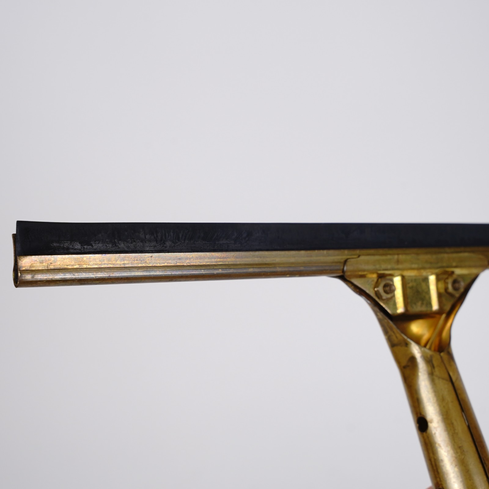 Vintage Ettore Brass Master Squeegee 13.5″ Window Cleaning Tool Made in USA
