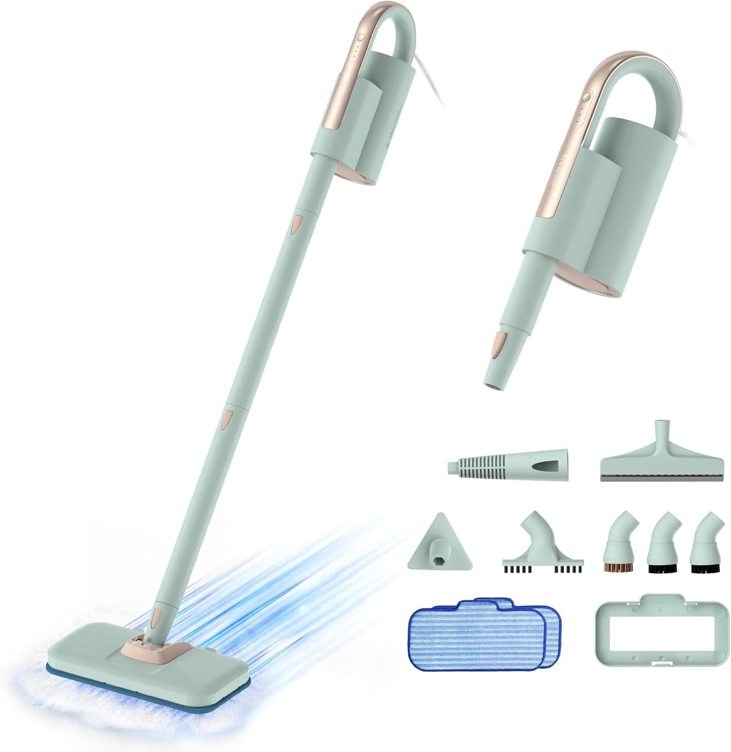 Steam Mop Handheld Cleaner Floor Steamer Carpet Cleaner Hardwood Tile Grout