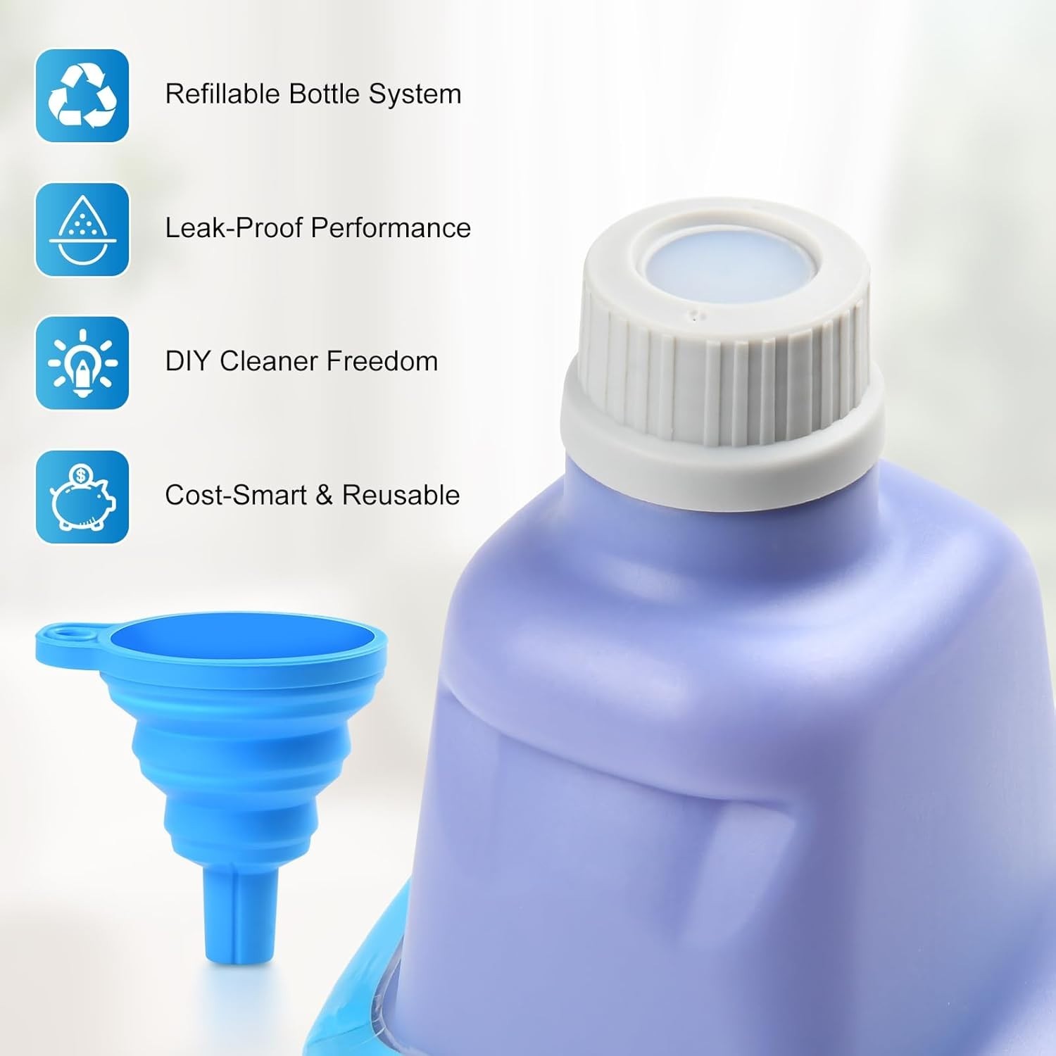 500ml Refillable Bottles for Swiffer WetJet – 2 Pack, Durable & Cost-Effective