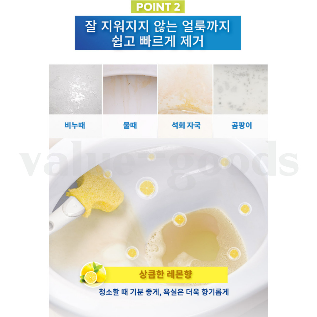 3M Scotch Brite Clean Stick Lemon Fragrance Refill 20ea Disposable Toilet Bowl