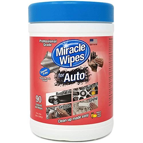 for Automotive, All Purpose Cleaning Wipes for Hands, 90 Count (Pack of 1)