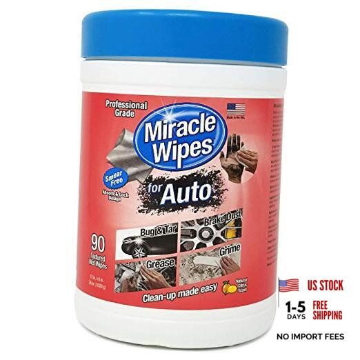 for Automotive, All Purpose Cleaning Wipes for Hands, 90 Count (Pack of 1)
