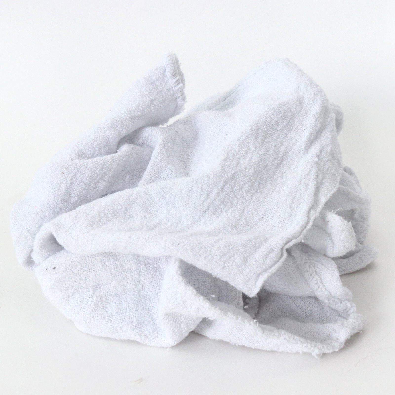 Pack of 10 White Shop Towels – 12 x 14 Cleaning Rags for Homes Cars Auto Garage