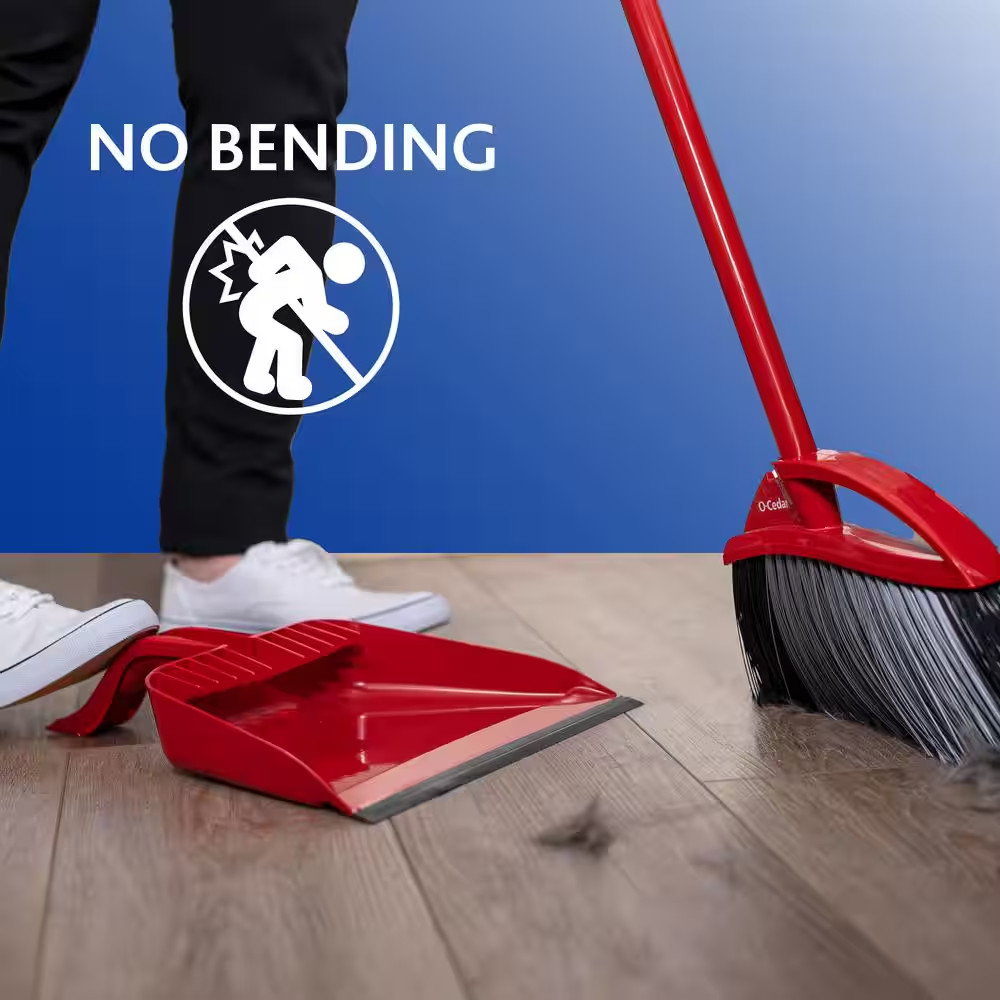 Power Corner Pet Pro Angle Broom with Step on Dust Pan (3-Pack) Free Shipping Ne