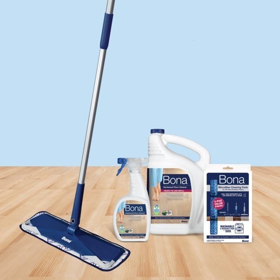4 pack – Bona Hardwood Floor Cleaning Solution Spray, Unscented, 22 fl oz