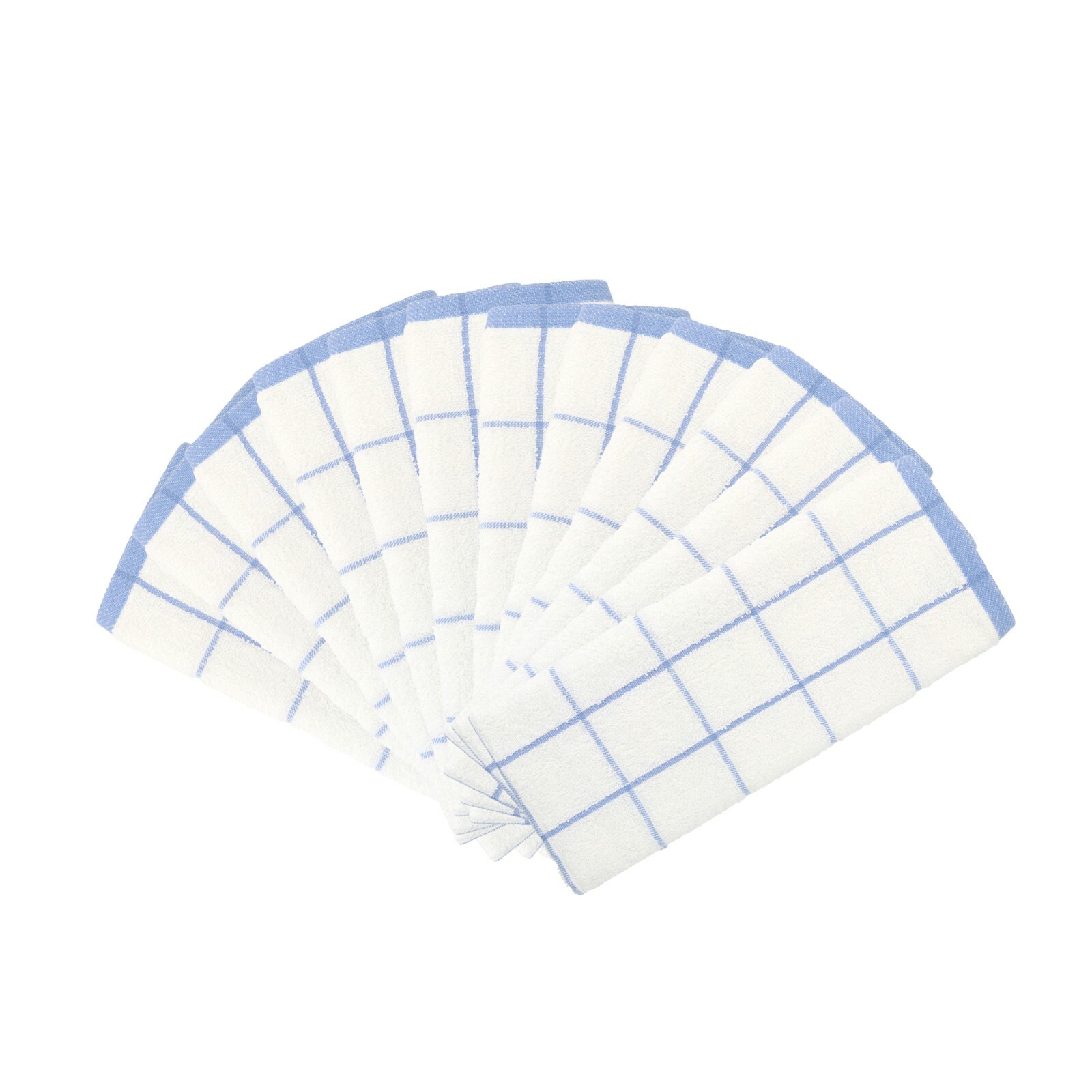 Kitchen Towel Packs of 12 – 100% Cotton – 15 x 25 – Striped Color Options