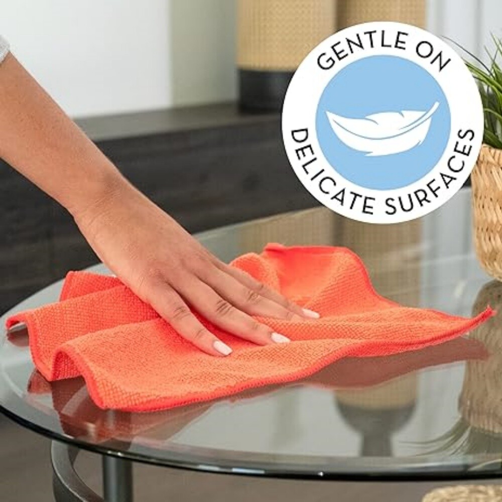 Microfiber Cleaning Cloth Towel Rag Car Polishing No Scratch Detailing Set of 50