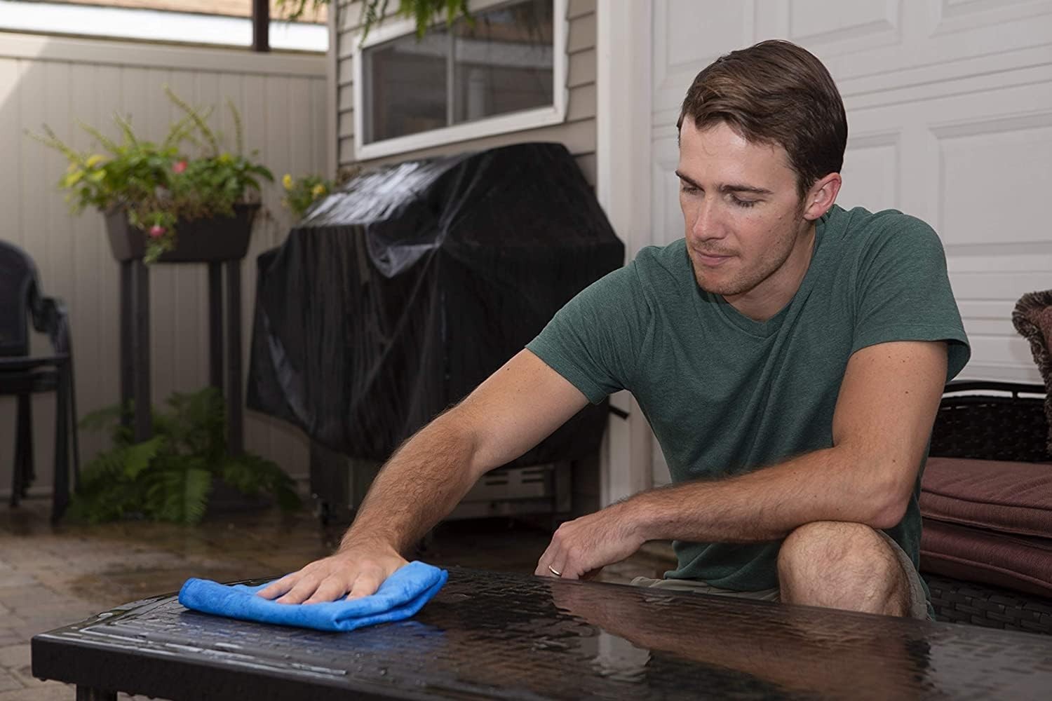 the absorber Large 27-Inch x 17-Inch, Natural Tan – Synthetic Drying Chamois…