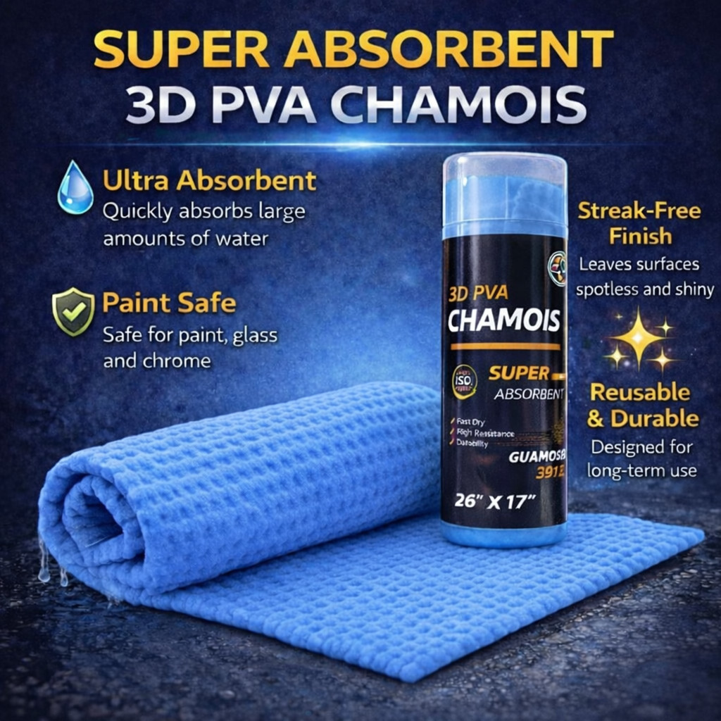 R.A. Premium 26×17 Shammy Cloth for Car Drying-Super Absorbent Synthetic Chamois