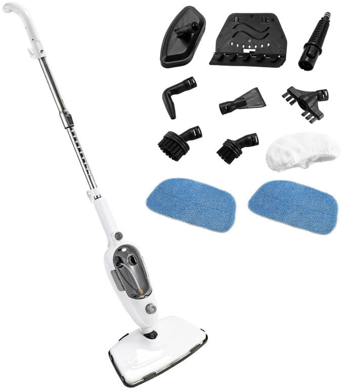 Mopa de Vapor 10 en 1 para Suelos, Alfombras y Limpieza Profunda Hogar, Nuevo