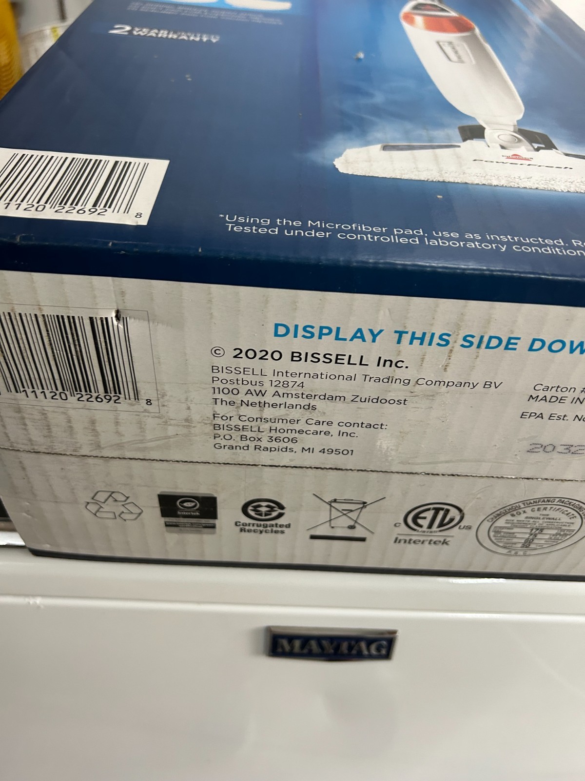 NEW BISSELL 1940W PowerFresh 1500W Steam Mop hardwood tile laminate floor