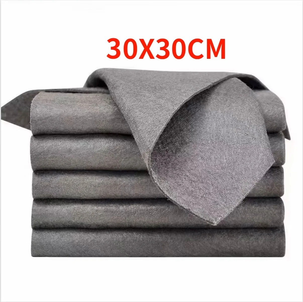 5Pcs Thickened Magic Cleaning Cloth Streak Free Microfiber Cleaning Reusable Rag
