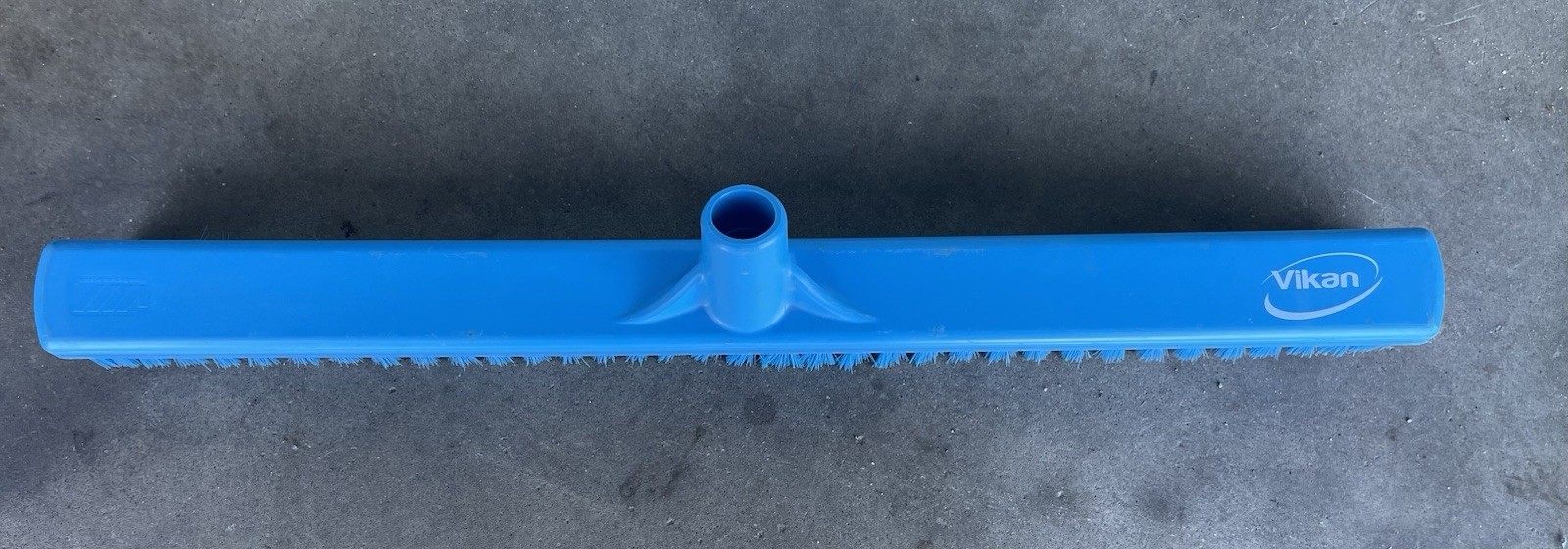 Vikan Blue Cleaning Tool Set w/ Handle: Broom Heads, Dustpan, Squeegee, Brush