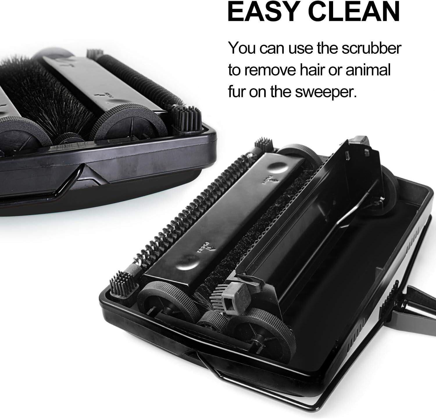 Carpet sweeper (with brush) for cleaning homes, offices
