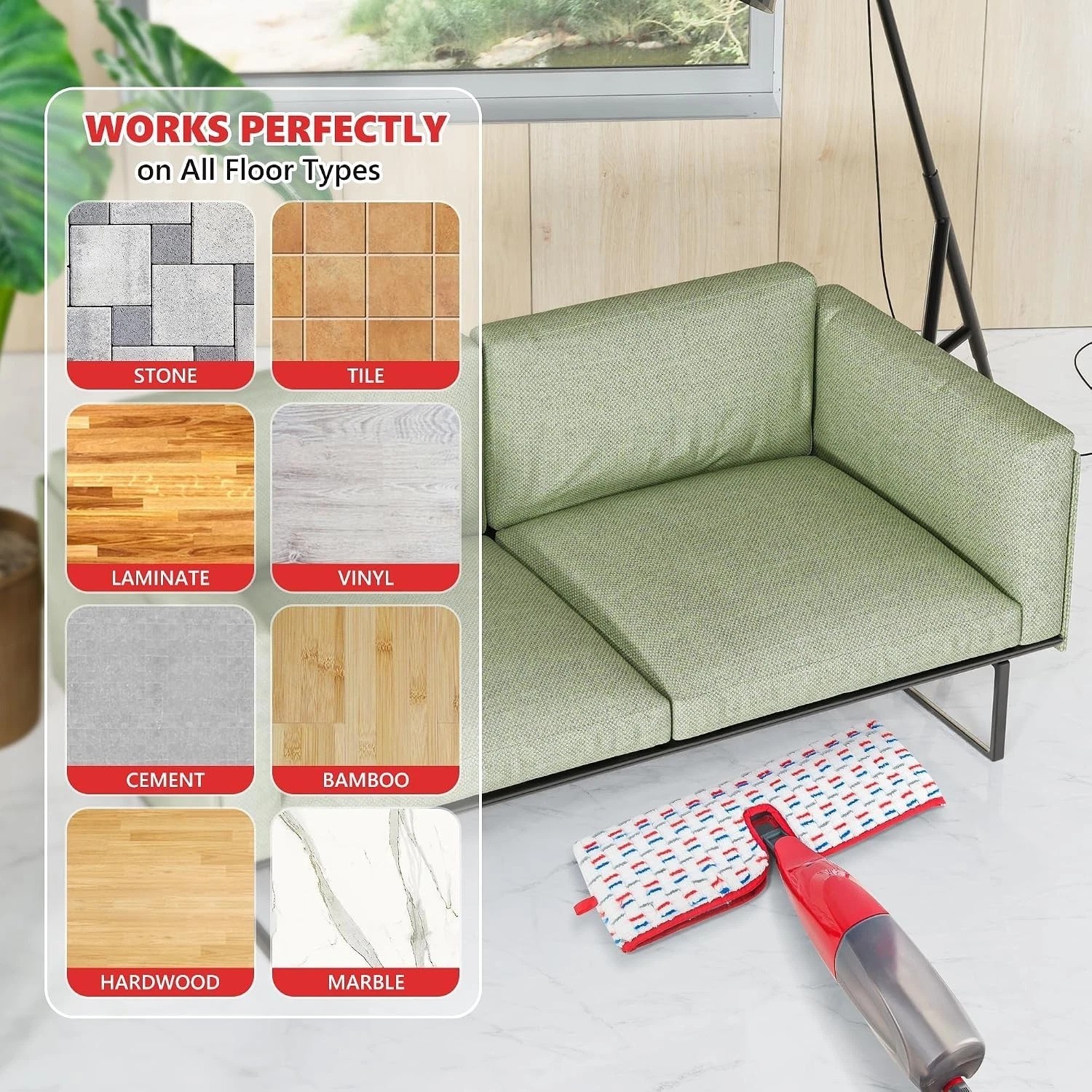 3-Pack Reusable Microfiber Mop Pads for O-Cedar ProMist Max – Dual-sided Design
