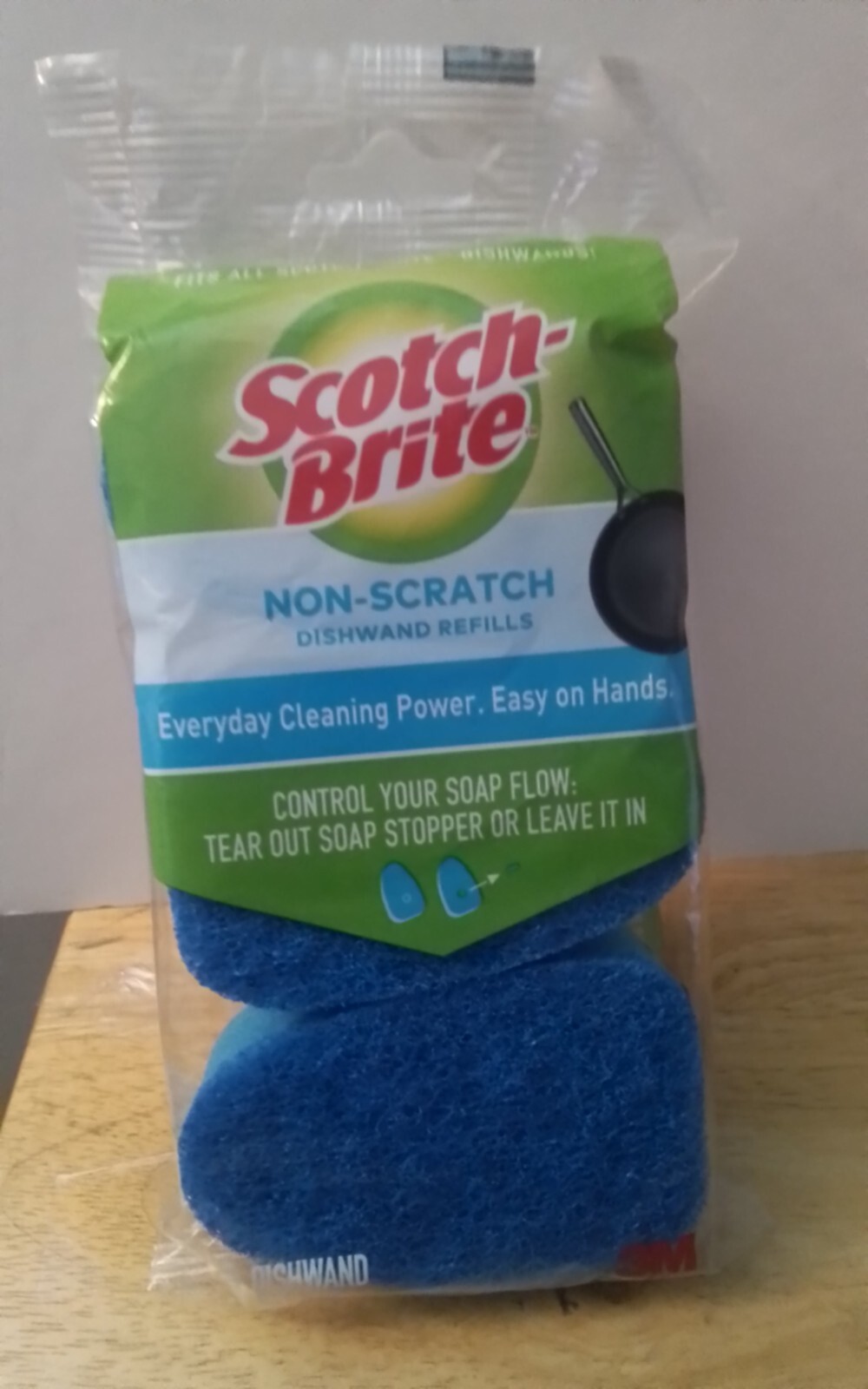 Scotch Brite Non-Scratch Dishwand Refills, Fits All Dishwands, 3 count