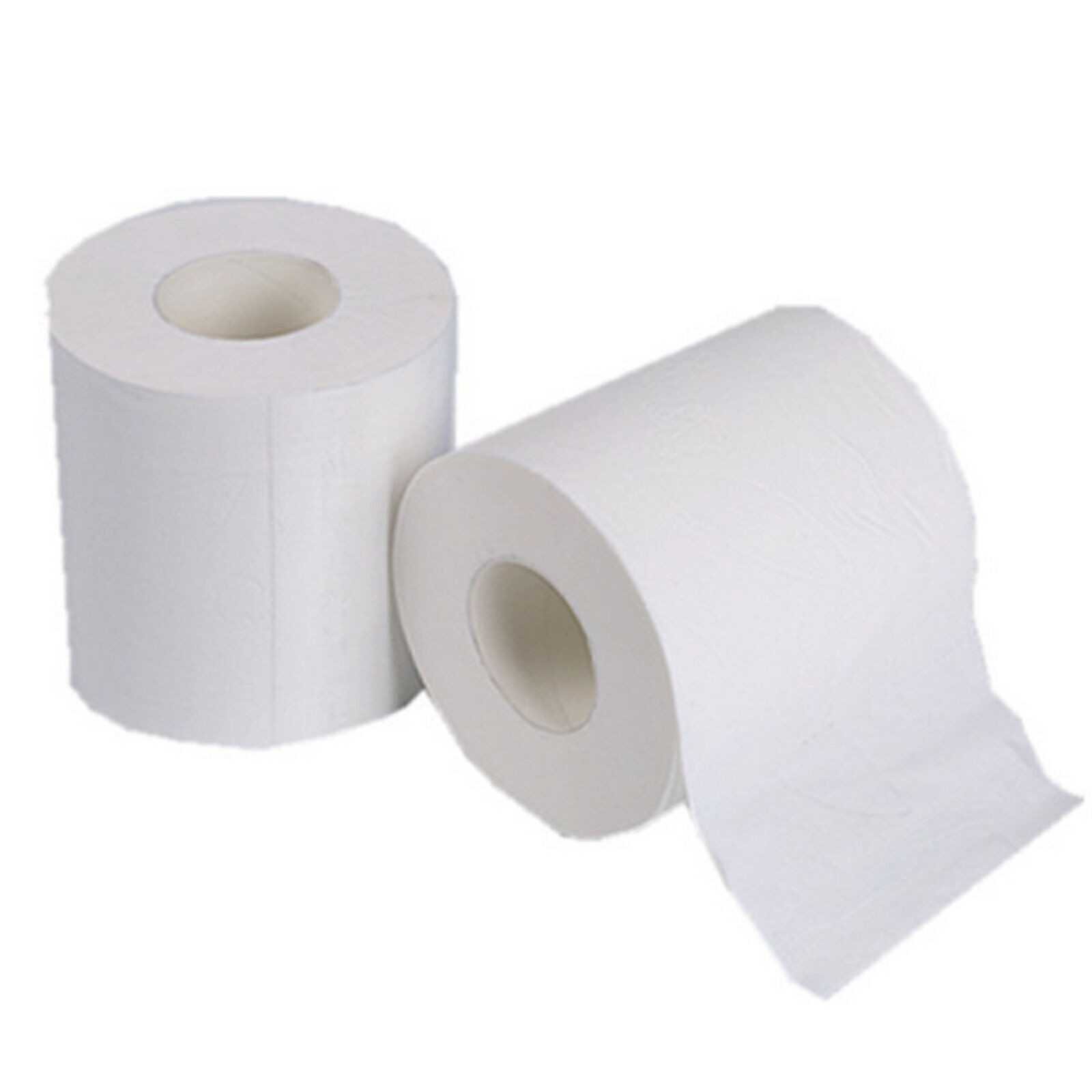 Household 10 Rolls Paper Bulk Rolls Bath Tissue Bathroom White Soft 3 Ply