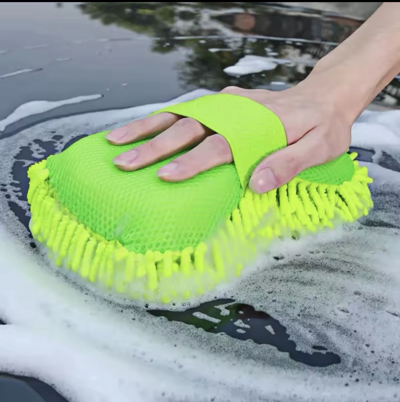 Microfiber Car Washer Sponge Cleaning Car Care Detailing Brushes Washing Towel a