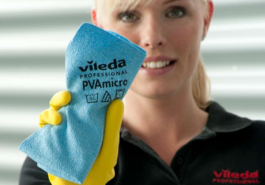 Vileda Professional | PVA Microfiber | Most Advanced Cleaning Cloth | 5 Pk