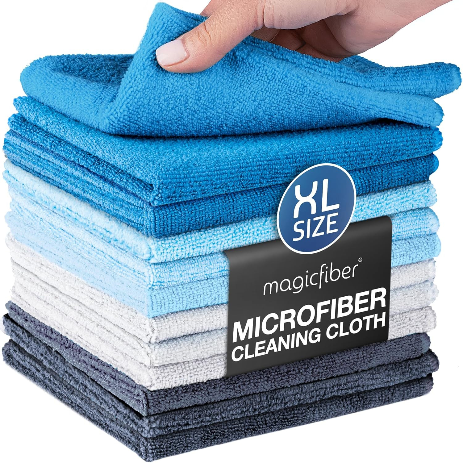 Microfiber Cleaning Cloth – Higher Quality, Larger Size – Micro Fiber Cloth for