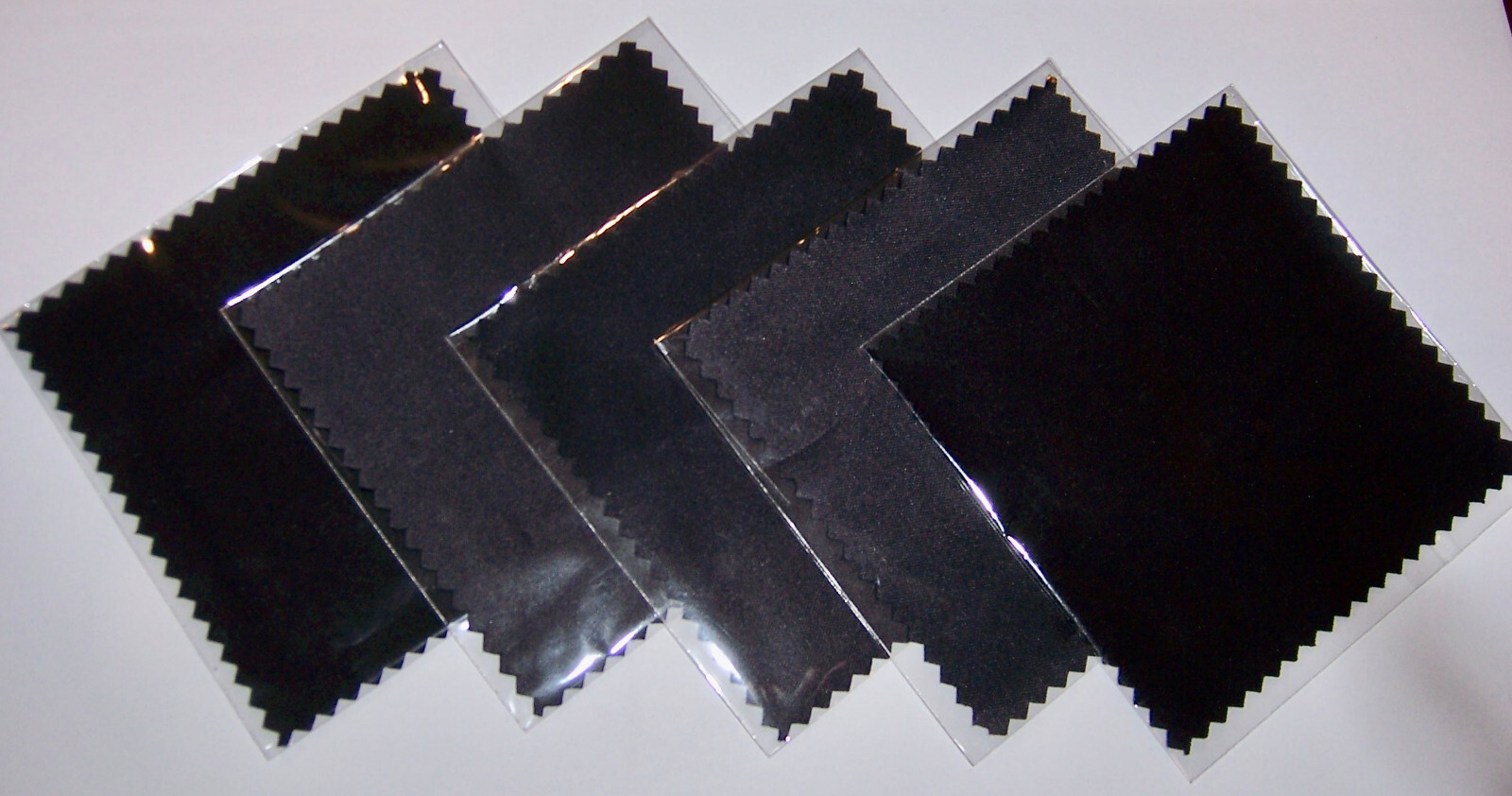 Lot of 10 Microfiber Cleaning Cloth Black Lens TV Glass Individually Wrapped!