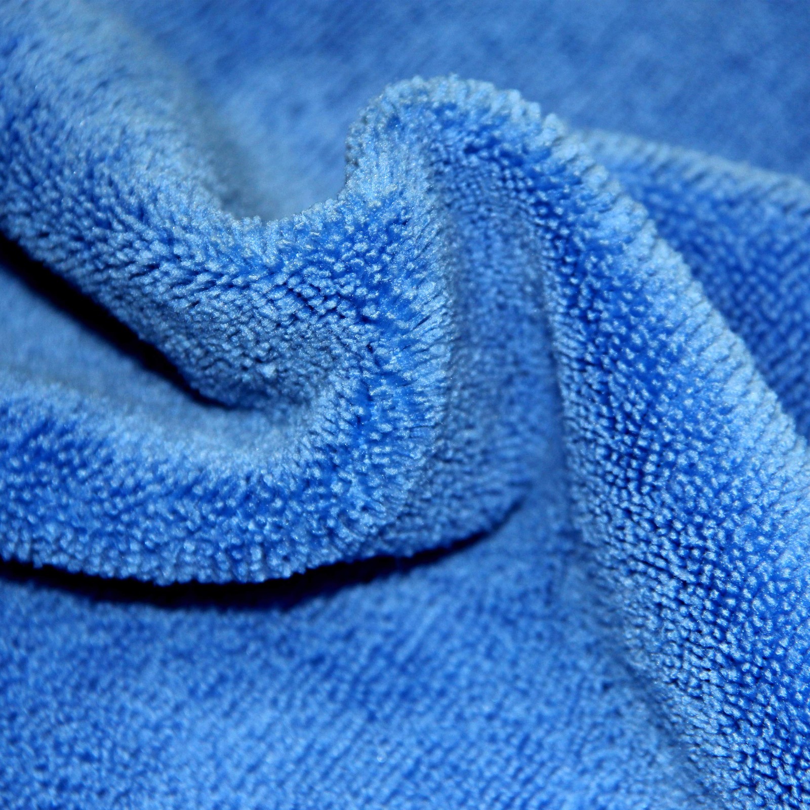 POLYTE Microfiber Cleaning Towel (16×24 in, 18 Pack, Blue,Green,Yellow)