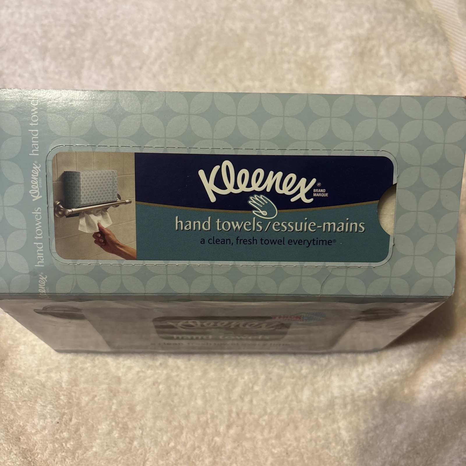 NIB Kleenex Hand Towels 60-1 Ply White/disposable/thick/Absorbent/Single Use/hou