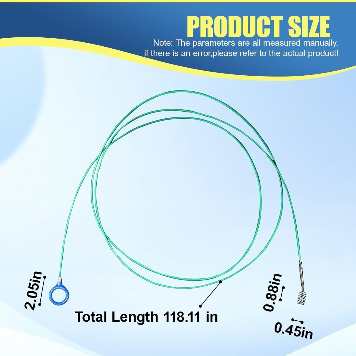 Auto Sunroof Drain Cleaning Tool,118inch Long Pipe Cleaner for Car,flexible New