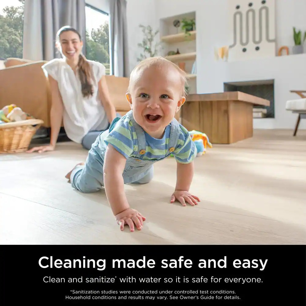 Corded Steam Mop for Hard Floor Surfaces, Tile, Stone, Laminate in Blue with XL