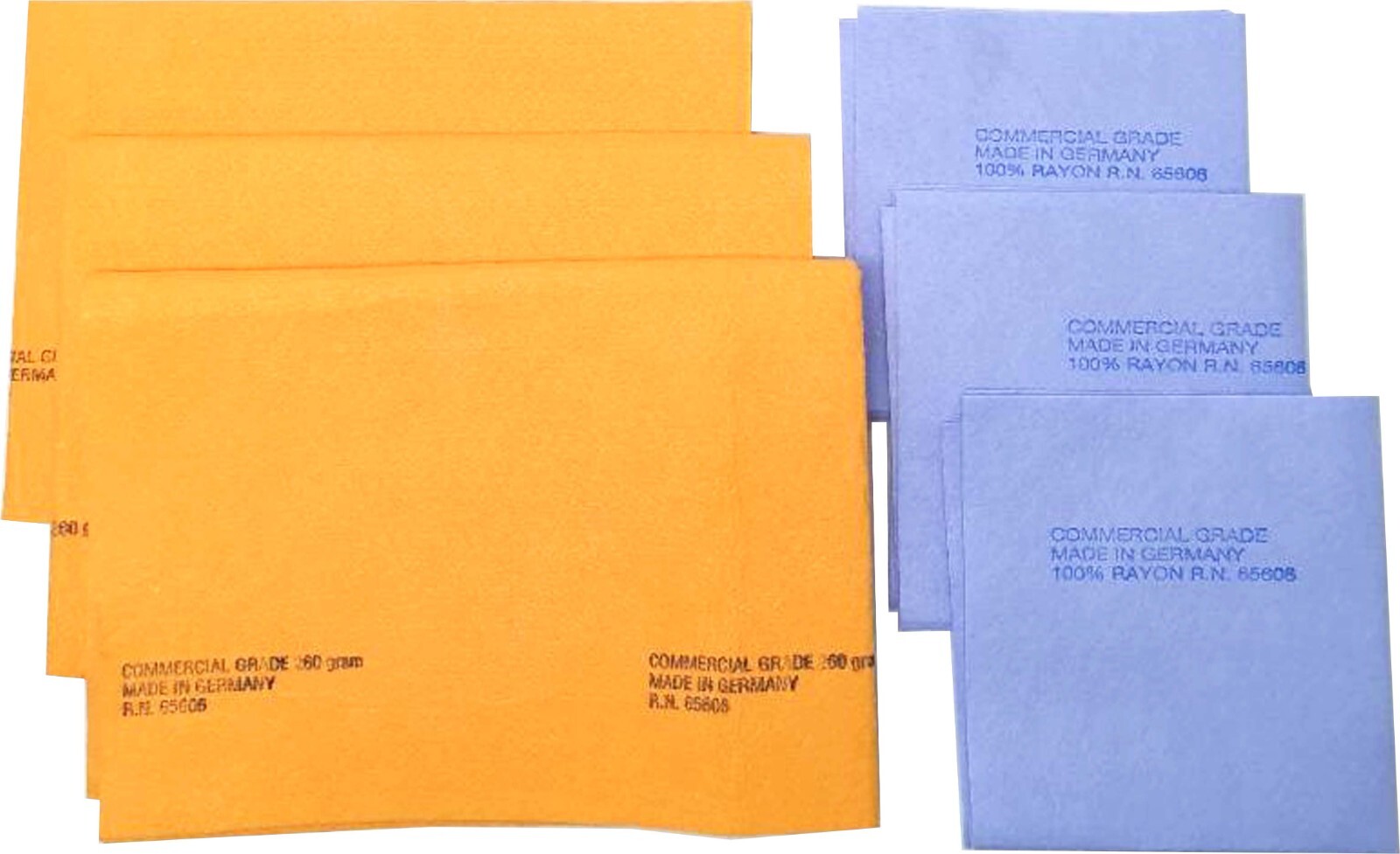 6 GERMAN SHAMMY CHAMOIS CLOTH ABSORBANT DRYING CAR KITCHEN TOWEL