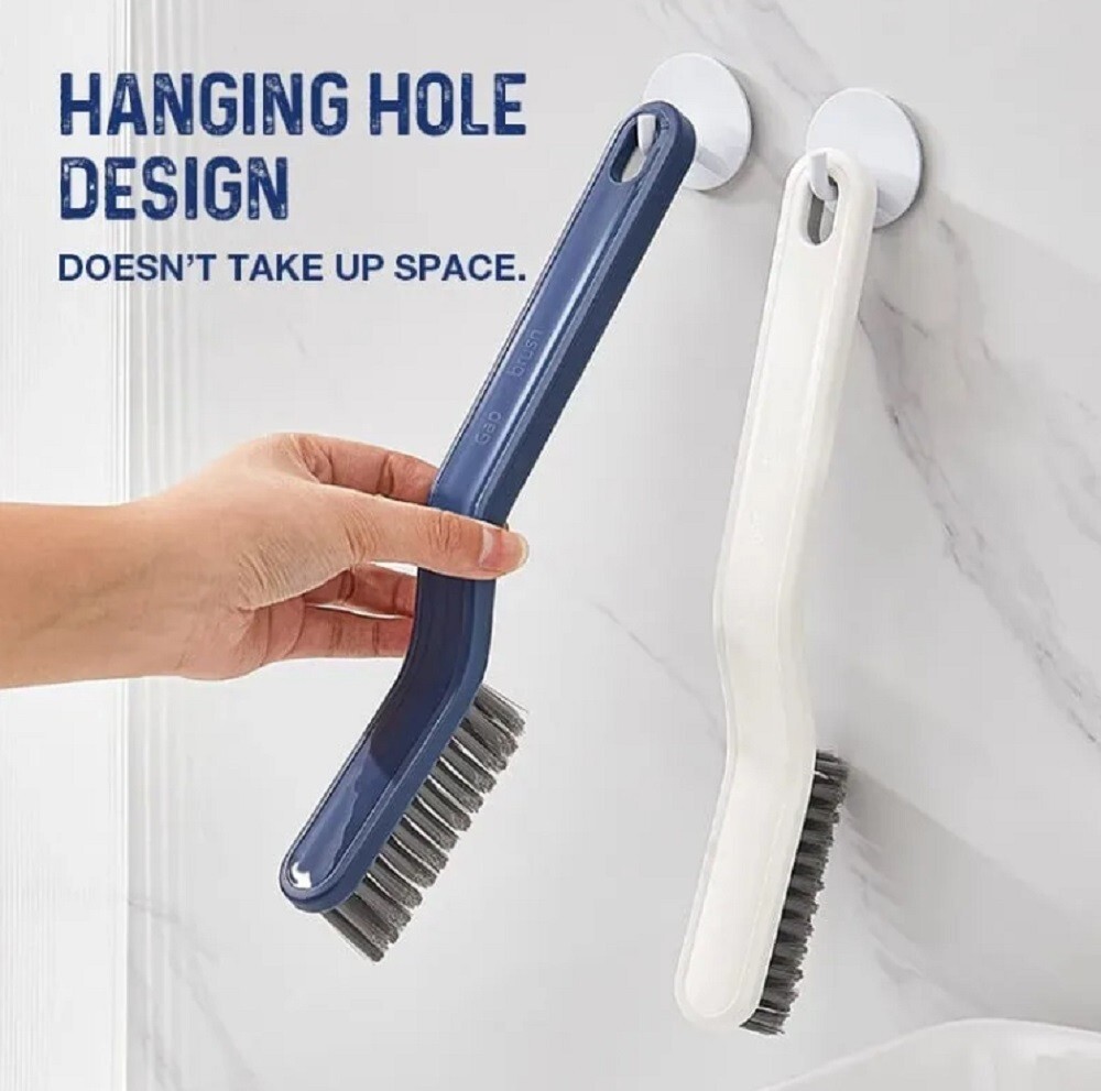 2-in-1 Floor Seam & Corner Gap Cleaning Brush – Multifunctional for Kitchen Bath