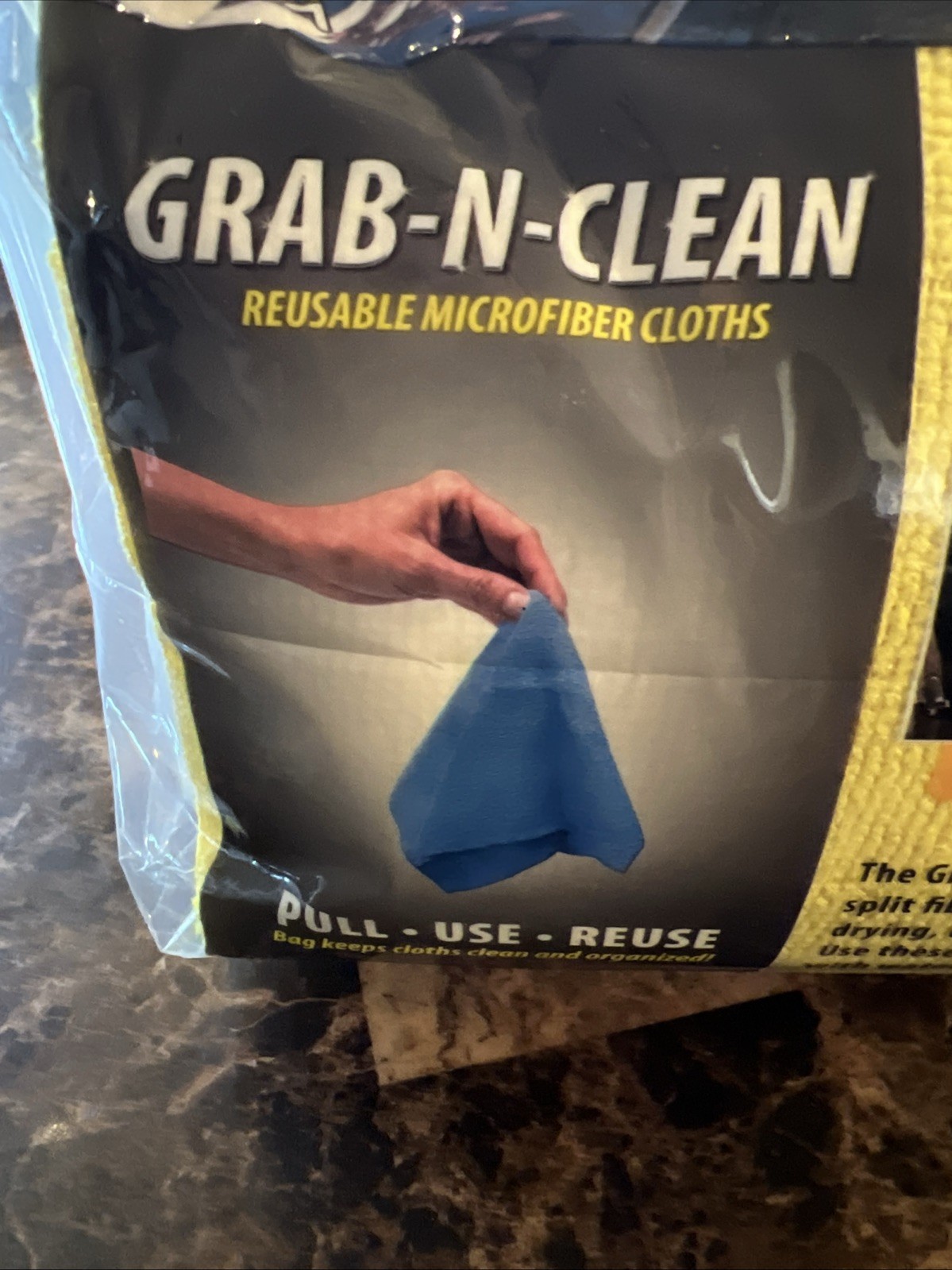 MyRide Grab-A-Rag Reusable Microfiber Rags – 50 Count