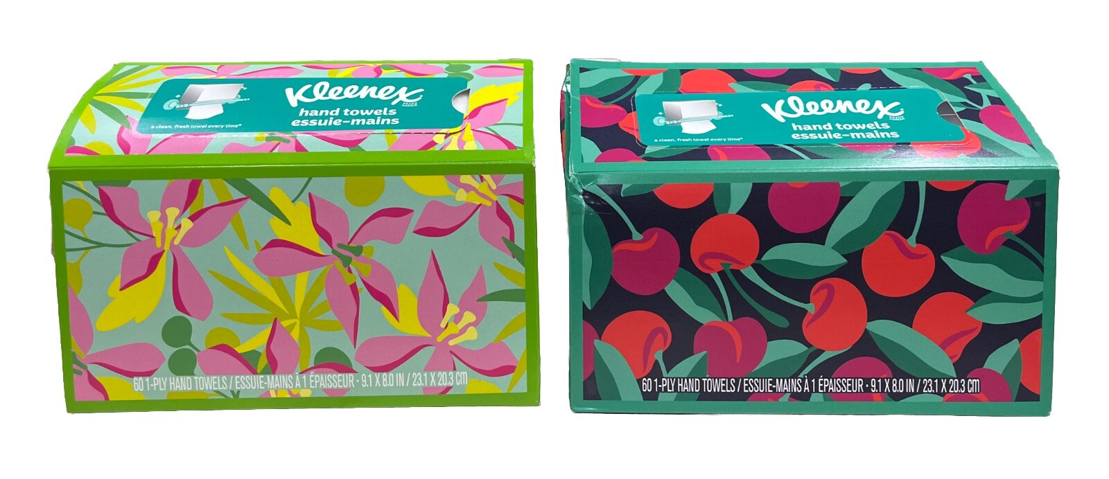 KLEENEX Folded Hand Towels 2 Pack 60 Towels Each Pack