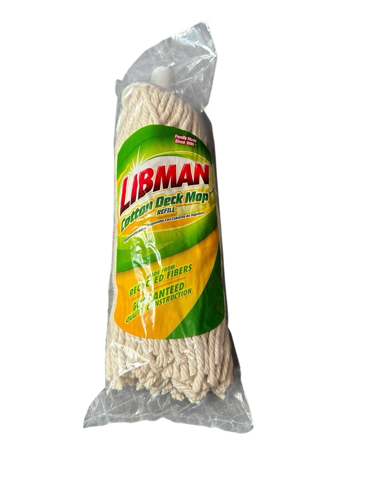 libman cotton deck mop refill great on vinyl ceramic tile marble stone etc floor