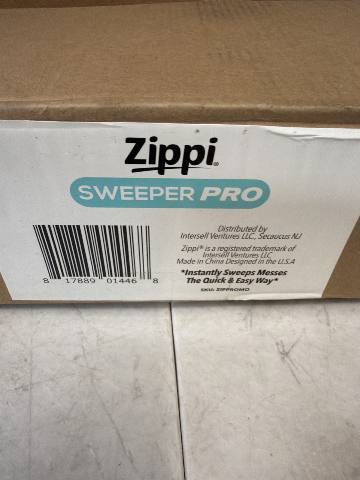 Zippi Sweeper Pro – 2025 New and Improved Lightweight, Hardwood, Tile, Corners